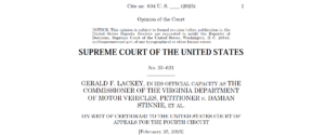Lackey v. Stinnie opinion